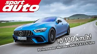Performmaster-Mercedes-AMG GT 63 S 4-Türer -  0 100 kmh | sport auto