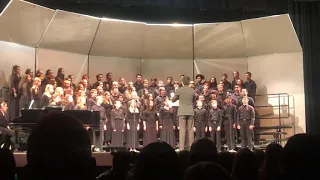 Choir singing When the Party’s Over by Billie Eilish