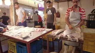 Iran(Bushehr), fish market in south of Iran