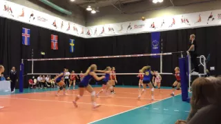 NEVZA 2015 U17 Girls England v Sweden Pool Stages