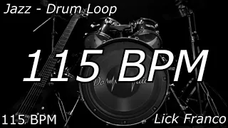 Jazz Drum metronome Loop 115 BPM