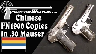 Chinese Warlord Pistols: Massive FN 1900 Copies in .30 Mauser