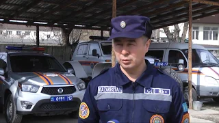 Шымкентские спасатели вернулись после ликвидации последствий взрыва в Таразе