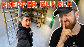 PREPPER BUNKER Innenausbau von Survival Mattin 🤔| Ist genug PLATZ? | Fritz Meinecke Twitch Highlight