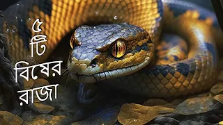 পৃথিবীর টপ ৫ বিষাক্ত সাপ।top Bishakto shap।সেরা ৫-shera5#snake