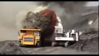 Loading out burning Coal (spontaneous combustion)