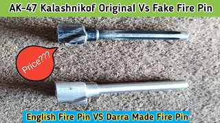 Kalashnikof English Fire Bolt Pin VS Local Darra Made fire pin || AK-47 Kalashnikov fire pin Price