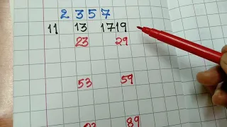 Easy way of remembering prime numbers from 1 to 100