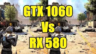 Gears Of War 4 GTX 1060 Vs AMD RX 580 Ultra Frame Rate Comparison