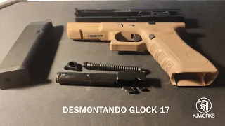 APRENDE A DESMONTAR TU PISTOLA DE GAS #2 // GLOCK 17 DE KJW Airsoft_Land