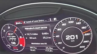 435HP Diesel Audi SQ7 TDI  Acceleration 0-250 km/h