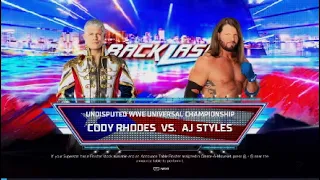 Cody Rhodes vs AJ Styles | Undisputed WWE Championship {WWE2K24} (PS5)