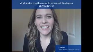 Providence Interview Tips: Danica, Clinical Program Senior Manager