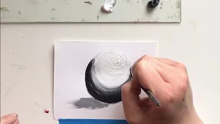 Acrylic Sketchbook Exercise #2: Sphere Painting