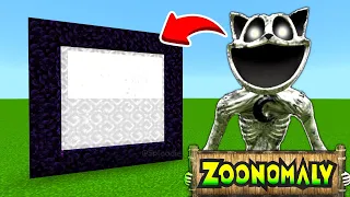 How To Make A Portal To The ZOONOMALY CATNAP Dimension in Minecraft PE