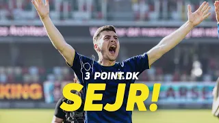 Brøndby IF: Fejring af 2-0-sejren over Silkeborg IF