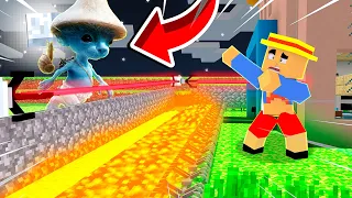 5 HACKS DE CONSTRUCCIÓN CONTRA EL GATO PITUFO EN MINECRAFT 😱