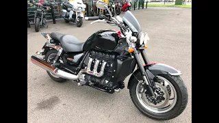 2017 Triumph Rocket III Roadster. Walkaround with engine sound. For Sale.