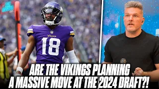 Are The Vikings Preparing To Make A Move For Top 5 Pick & Draft A Top QB? | Pat McAfee Reacts