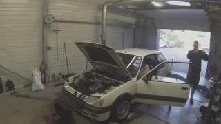 Dyno 205 GTi 2.1 td 12 Diesel Turbo GT2260v 185HP 34mkg