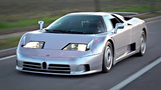 Bugatti EB110 feat. Custom Exhaust Quad-Turbo V12 Sounds | OnBoard, StartUp, Revs & Accelerations!