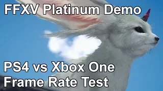 Final Fantasy 15 Platinum Demo PS4 vs Xbox One Frame Rate Test