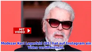 RIP Karl Lagerfeld seine letzte Botschaft