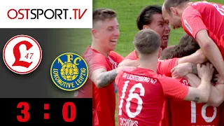 L47 brilliant! 1. Auswärtsniederlage für LOK: Lichtenberg - Lok Leipzig 3:0 | Regionalliga Nordost