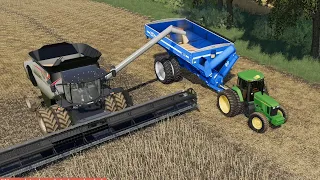 Farmersburg Ep#33 | Harvest | FS19 Timelapse | Farming Simulator 19 Timelapse