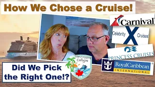 How To Choose a Cruise Vacation  - We Compared and Booked One Last Minute