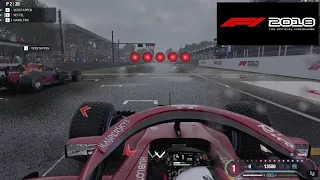 F1 2018 GAMEPLAY WİTH SEBASTİAN VETTEL AT MONZA CHAMP