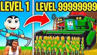 I am Making The Largest Wheat Farm In Roblox with SHINCHAN and CHOP | AMAAN-T