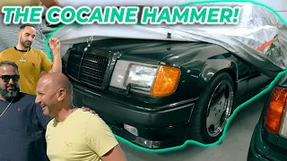 We found the COCAINE HAMMER!! Visiting Garage90x's INSANE Mercedes Collection