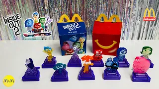 Inside Out 2 Happy Meal Collection from McDonald’s 💛💜🩵 Full Set of 10! May 2024