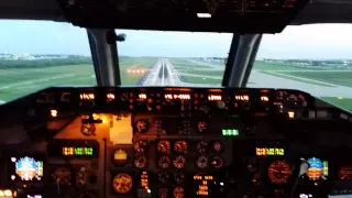 MD 80 approach in DFW