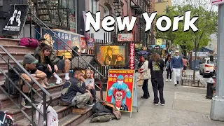 New York City April 2023 - USA 4k video Travel vlog - Manhattan Walking Tour