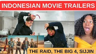 Indonesia Movie Trailers - The RAID, SIJJIN, THE BIG 4 reaction