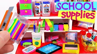 7 DIY Miniature School Supplies