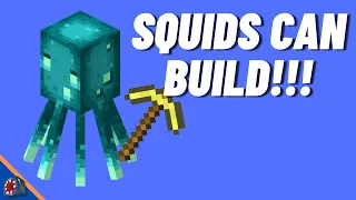 Glow Squids Can Now Build In Minecraft 1.17!!