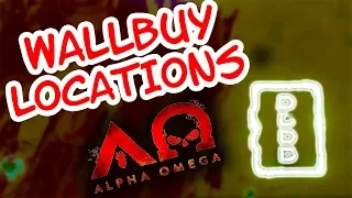 ALL WALLBUY LOCATIONS IN ALPHA OMEGA (Call of Duty Black ops 4 Zombies)