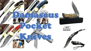 10 Best Damascus Pocket Knives 2023