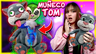 🚫 ABRO MUÑECO TALKING TOM ATERRADOR!! 🔪😱 *Le quite la cara y el cuerpo y es HORRIBLE* 😭