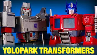 Yolopark Transformers Optimus Prime and Megatron AMK Pro Series Model Kit Build and Review