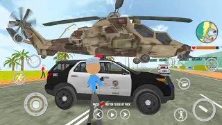 Police Inspector Stickman SUV Car Chase Duty Army and Police Helicopter Flying - Android Gameplay.