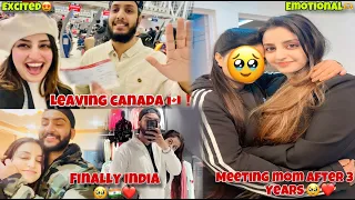 SURPRISE VISIT TO INDIA 🇮🇳🇨🇦||MOM’S SHOCKING REACTION🥺🫨||VERY EMOTIONAL VLOG😢😭||CANADA TO INDIA🫣