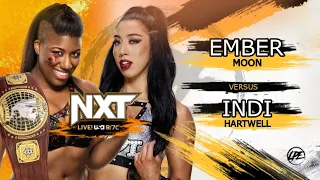 WR3D NXT: EMBER MOON VS INDI HARTWELL (IF INDI WINS, SHE'LL BE ADDED TO THE N.A CHAMPIONSHIP MATCH)