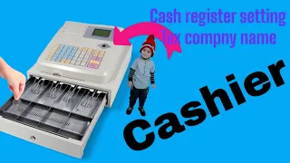 date and time setting in cash register  machine