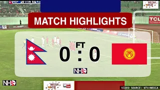 HIGHLIGHTS: Nepal 0:0 Kyrgyzstan | Three Nations Cup 2021