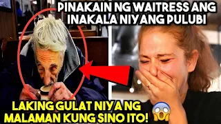 PINAKAIN NG WAITRESS ANG INAKALA NIYANG PULUBI LAKING GULAT NIYA NG MALAMAN KUNG SINO ITO!