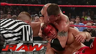 Randy Orton vs Shawn Michaels (Bloody) RAW Jun 07,2004